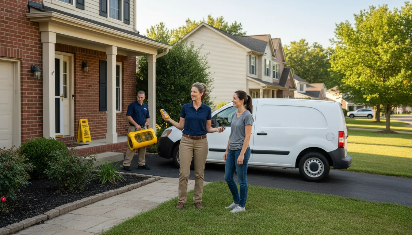 Residential water damage restoration in Rockland, ID